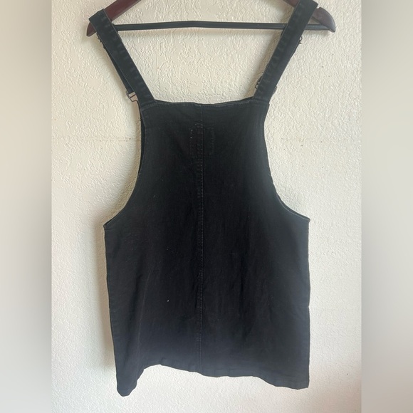 SO Juniors Black Denim Coverall Jumper Dress – Size Large - Picture 4 of 6
